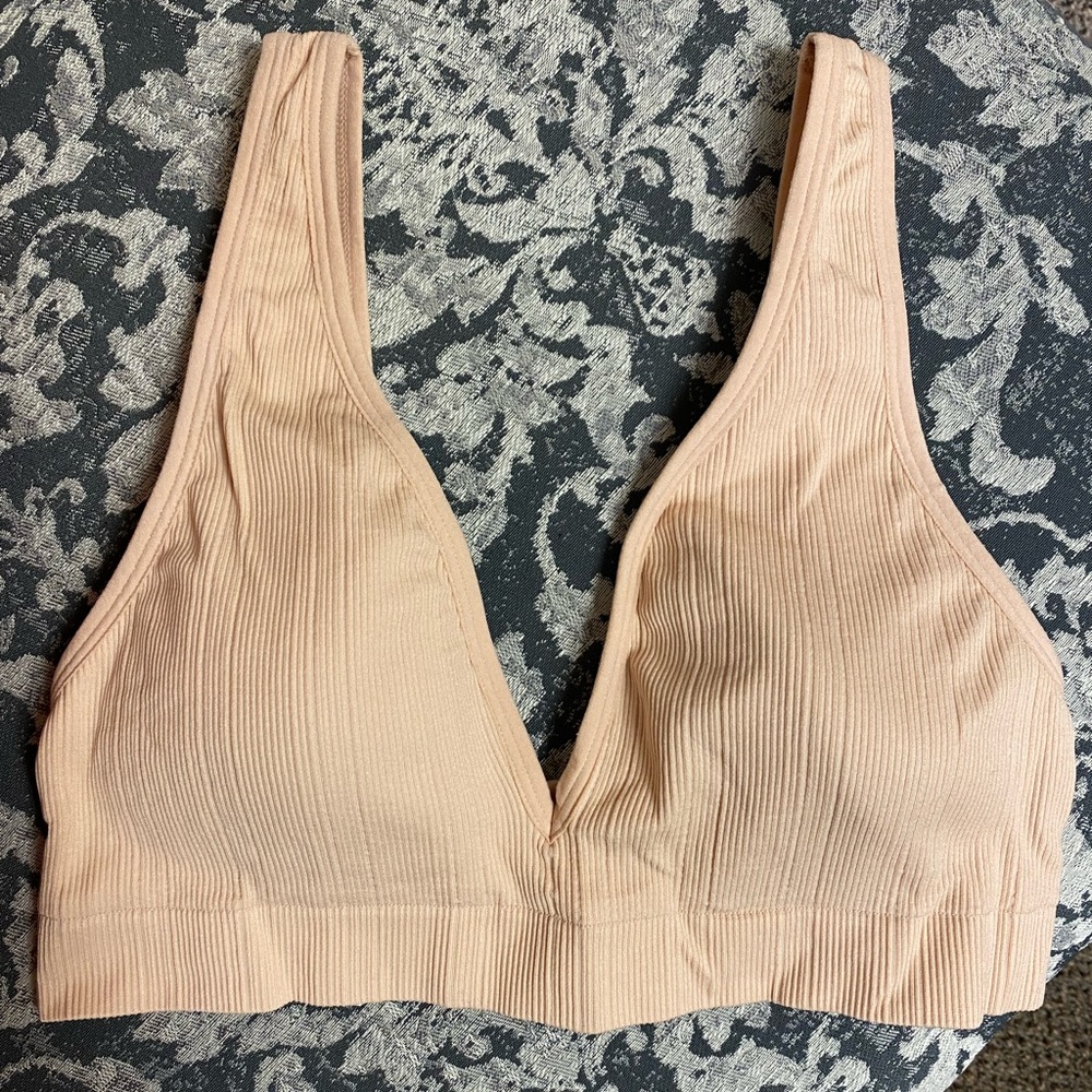 PINK lightly lined bralette